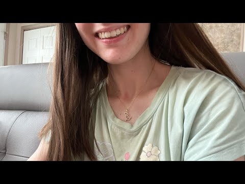 asmr close up mouth sounds & hand movements