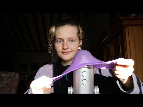 ASMR | playing with slime (deutsch/german)