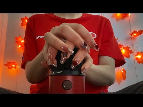 ASMR Fast relaxing BARE HAND mic swirling & pumping