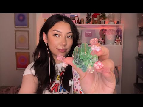 ASMR eating edible crystal candy (kohakutou)