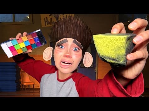 ASMR~ Norman paints your face for the school play 🎨🎭