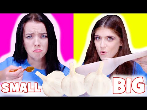 ASMR Big Spoon VS Small Spoon Mukbang Food Challenge By LiLiBu