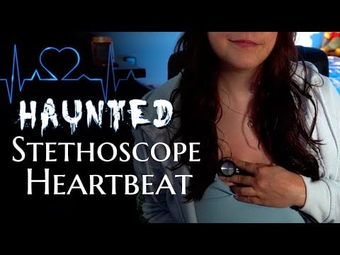 Female Heartbeat with Stethoscope & Dark Ambience