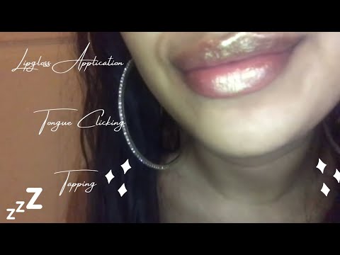 Relax Me ASMR Lipgloss Application Part 3 Compilation | Mouth Sounds, Tongue Clicking, Tapping