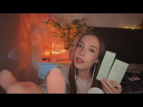 ASMR Skincare haul 💆🏼‍♀️🧼🛍️ Whisper and Soft Tapping