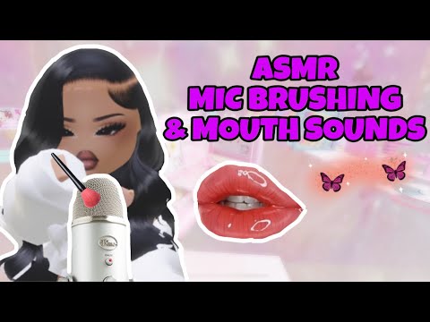 Roblox ASMR ☆ GENTLE MIC BRUSHING & TINGLY MOUTH SOUNDS ᝰ.ᐟ✮⋆˙