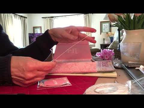 ASMR Soothing paper sounds! Unboxing art cards, flipping through catalogs