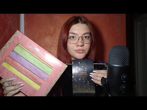 VI MOSTRO 2 REGALI DALLA WISHLIST (Incenso, Lipgloss Application, Gum Chewing,Tapping) 😴💜 | ASMR ITA