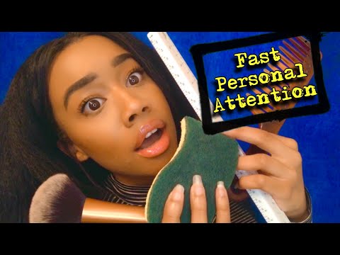 [ASMR] Fast & Aggressive Personal Attention Triggers(Fast Personal Attention)