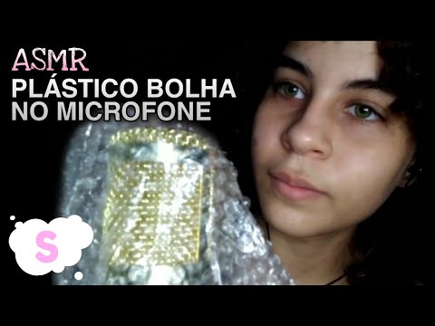 ASMR PLÁSTICO BOLHA NO MICROFONE