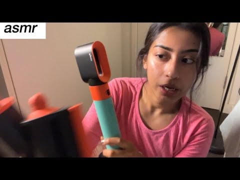 ASMR hair salon appointment: blowdry and curls on you 💇🏻‍♀️
