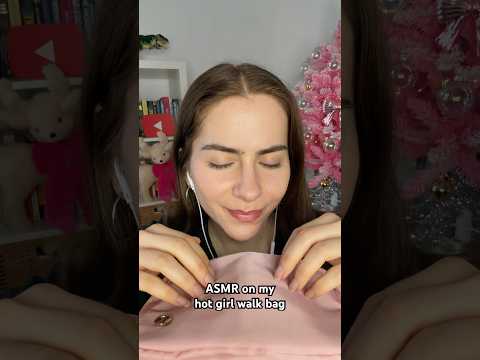 ASMR on my Hot Girl Walk Bag #asmr #lululemon #everywhere #beltbag #hotgirlwalk