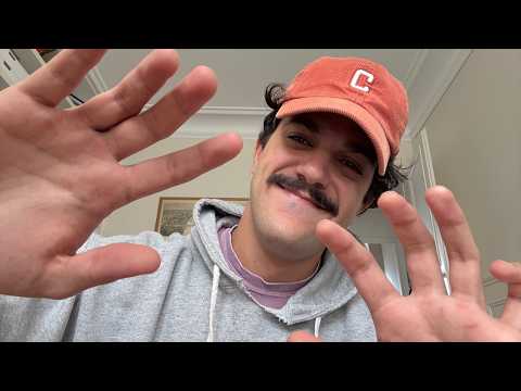 Lofi ASMR Fast & Aggressive Hand Sounds & Rambles (w/ visuals for relaxation)
