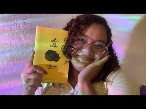 ASMR com o ULTIMO CAPÍTULO de A CABEÇA DO SANTO 💕🥰