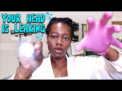 ASMR SCRUNCHING YOUR FACE TO GET RID OF YOUR HEADACHE 🧠💦 YOUR HEAD IS LEAKING…