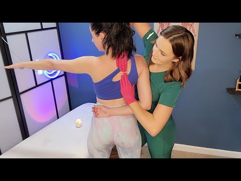 ASMR Chiropractor on Me: Head to Toe Back Cracking ASMR Back Massage Relaxing ASMR Medical Roleplay