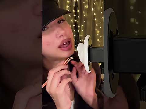 ASMR left side of the twin full video on channel ✨ #asmr #memenight #visualtingle #mouthsounds