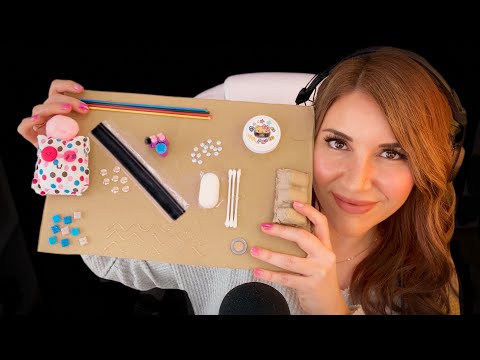 ASMR fidget board ✨ Hand made & Extra descriptive *27 min long*