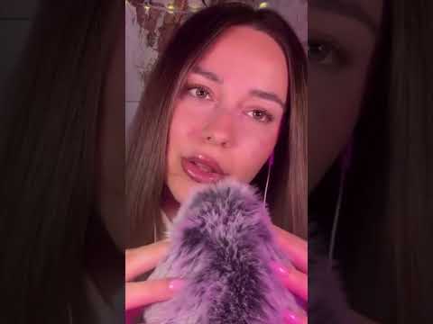 Fluffy Mic Cover & Mouth Sounds  #mouthwhisper #tingles #fluffymic #asmr