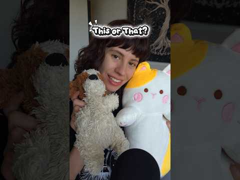 Which one sounds better? 🐶😺 #asmr #asmrsounds #thisorthat #asmrtriggers #sleep #relax #asmrvideo