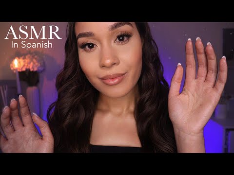 ASMR En Español For Sleep 💤 Face Brushing, Breathy Whispers & Countdown | ASMR PARA DORMIR