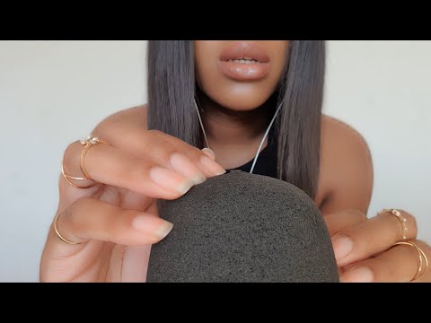 ASMR Foam Mic Scratching | Inaudible Trigger Words