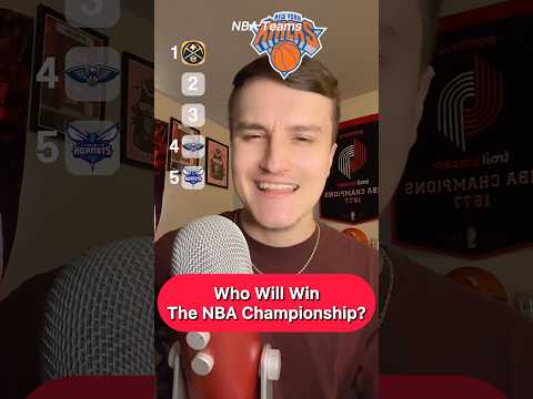 WHO WILL WIN THE NBA CHAMPIONSHIP? (ASMR) #shorts #nba #asmr