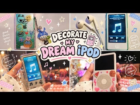 ASMR 귀가 간질간질 영롱한 팟꾸(아이팟 꾸미기) 타임ㅣ바스락 종이 소리와 쫀득한 접착 소리ㅣSticky Sounds & Tapping