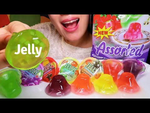 ASMR JELLY EATING SOUND | 젤리 리얼사운드 먹방 | ゼリー 果凍 |CURIE.ASMR