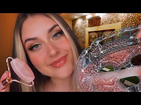 ASMR deutsch Traumhafte Facial Spa Wellness Behandlung mit Ölmassage Roleplay Personal Attention