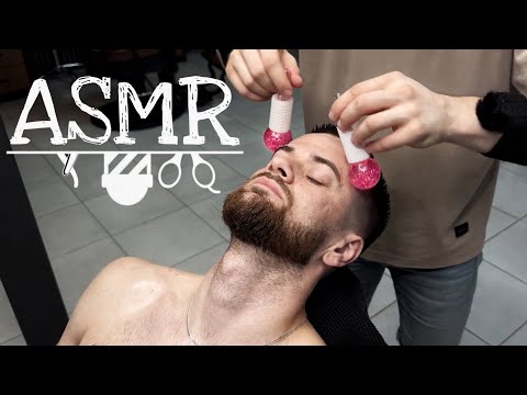 Ultimate Chill: Head & Chest Massage Vibes in the Chair