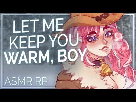 Dominant Cow Girl Warms You up~🔥 [ASMR Roleplay] [Soft Dom] [Blizzard] [Fireplace]