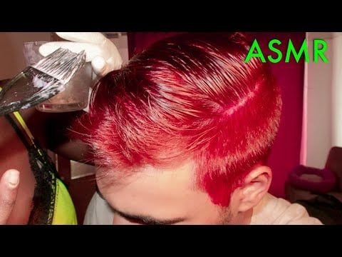 ASMR DYES HUSBANDS Hair Pink. 👩🏻‍🎤