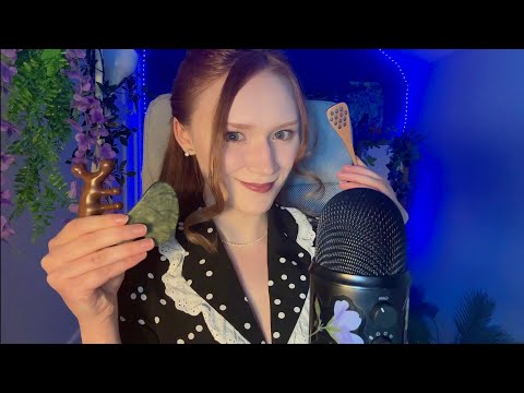 🐝ASMR live💆Mouth sounds, Head&Face massage🥰