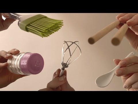 ASMR Prepping & Taste Testing You 🧂 Whisking, Mixing & Tasting 🍴 Real Camera Touching - No Talking ✨