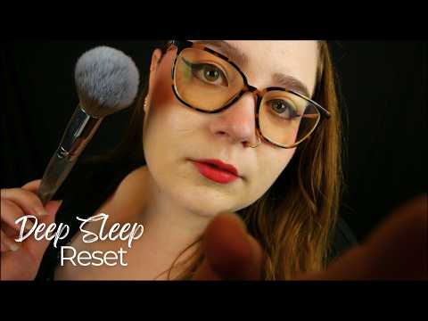 Deep Sleep Reset Treatment ASMR 💤 Massage, Scalp Scratching, Face Brushing 💤 Personal Attention RP