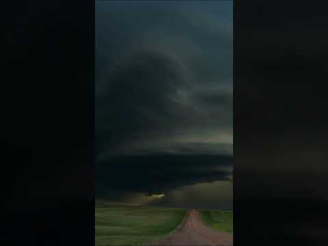 Epic Supercell Thunderstorm – Nature’s Power #shorts