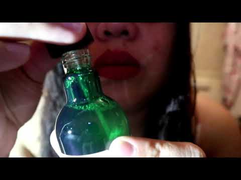 ASMR BODY SHOP TEA TREE GLASS DROPPER SOUND VERY TINGLY