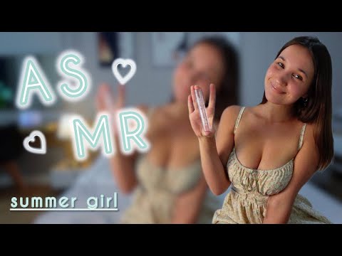 ASMR With Effi - GF Roleplay | Mic Pumping With Soft Cream and Lipstick