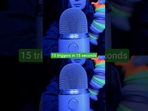 ASMR 15 TRIGGER in 15 SEC #asmr #shorts #shortvideo