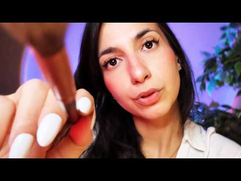ASMR Makeover Roleplay 💇‍♀️ Haircut, Hair Brush & Makeup