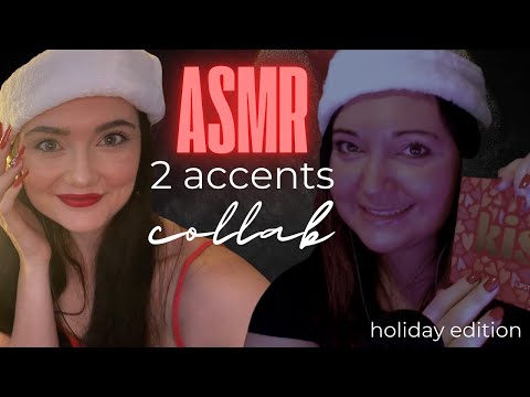 Experience DOUBLE the Holiday Tingles with 2 Accents ASMR