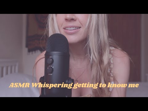 ASMR Whispering Get To Know Me 속삭이는 나를 알아가는