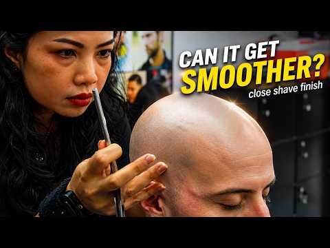 Can a Head Shave Get Any Smoother Than This? 😮‍💨🪒 | ASMR