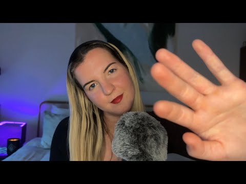 ASMR | Chat with Me *whisper ramble* (hand movements and up close whispers)