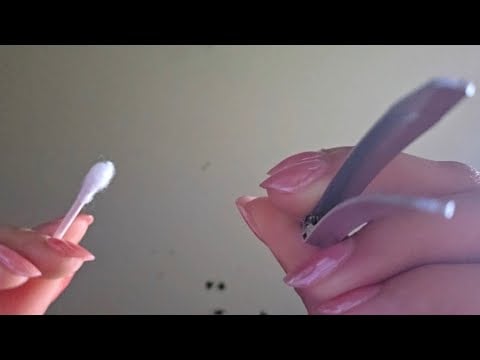 low quality lens tapping and scratching with nails and random objects