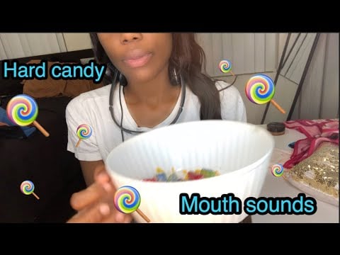 ASMR EATING HARD CAND 🍭Intense Mouth Sounds👄 Request