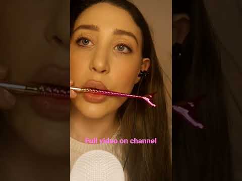 Mermaid brush nibbling #asmr #shorts