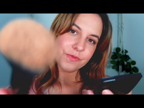 ASMR Makeup Roleplay💄🖌️ Doing Your Makeup for Graduation 🎓 Soft Spoken, Layered Sounds