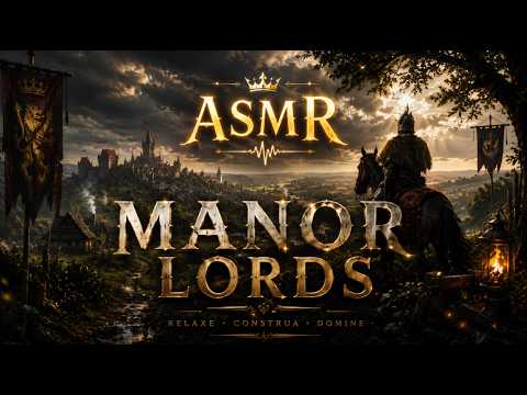 ASMR construindo um vilarejo medieval (Gameplay de Manor Lords) 🏰🐎